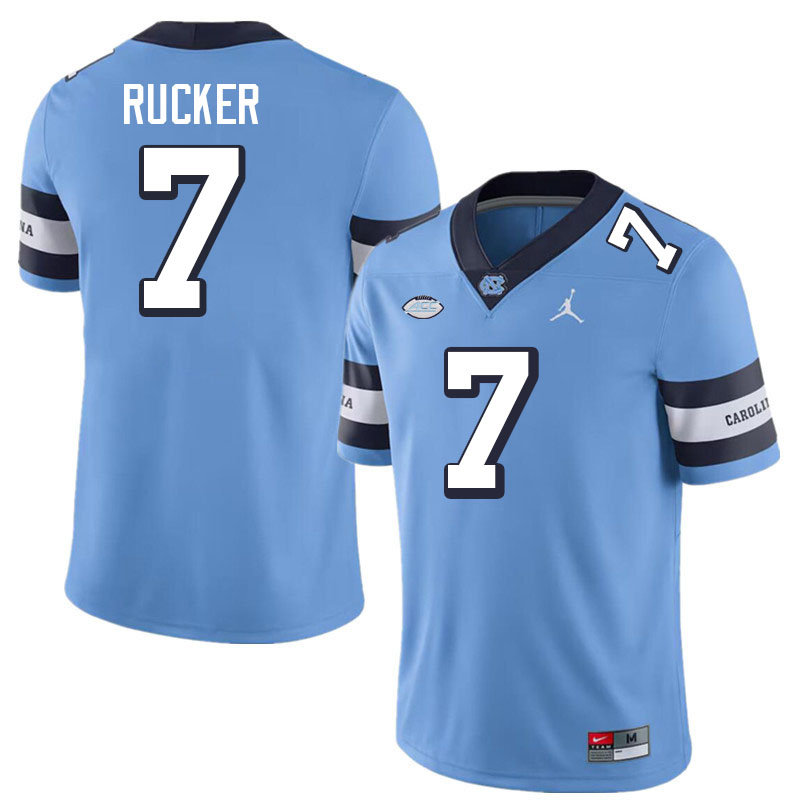 #7 Kaimon Rucker North Carolina Tar Heels Jerseys,Apparels,Uniforms Stitched-Alternate Blue